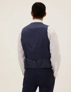 M&S Collection Men's Waistcoats Italian Wool Waistcoat 9 M&S Collection Men's Waistcoats Italian Wool Waistcoat -New In Mens Store SD 03 T15 2451W XB X EC 2