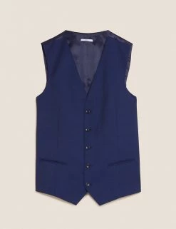 M&S Collection Men's Waistcoats Italian Wool Waistcoat 7 M&S Collection Men's Waistcoats Italian Wool Waistcoat -New In Mens Store SD 03 T15 2451W XB X EC 90