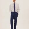 M&S SARTORIAL Men's Trousers Tailored Fit Italian Wool Trousers