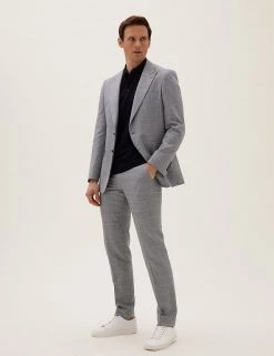 Savile Row Inspired Men's Coats & Jackets Tailored Fit Wool Rich Check Jacket -New In Mens Store SD 03 T15 2459T T1 X EC 6