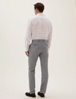 Savile Row Inspired Men's Trousers Tailored Fit Wool Rich Trousers 11 Savile Row Inspired Men's Trousers Tailored Fit Wool Rich Trousers -New In Mens Store SD 03 T15 2460T T1 X EC 3