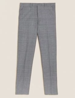 Savile Row Inspired Men's Trousers Tailored Fit Wool Rich Trousers 8 Savile Row Inspired Men's Trousers Tailored Fit Wool Rich Trousers -New In Mens Store SD 03 T15 2460T T1 X EC 90