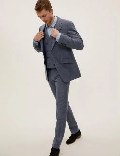 Savile Row Inspired Men's Coats & Jackets Tailored Fit Wool Rich Puppytooth Jacket 11 Savile Row Inspired Men's Coats & Jackets Tailored Fit Wool Rich Puppytooth Jacket -New In Mens Store SD 03 T15 2461T F4 X EC 4