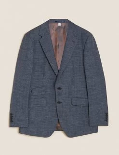 Savile Row Inspired Men's Coats & Jackets Tailored Fit Wool Rich Puppytooth Jacket 7 Savile Row Inspired Men's Coats & Jackets Tailored Fit Wool Rich Puppytooth Jacket -New In Mens Store SD 03 T15 2461T F4 X EC 90