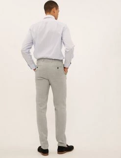 M&S Collection Men's Trousers Tailored Fit Italian Linen Miracle™ Trousers -New In Mens Store SD 03 T15 3360T XH X EC 3