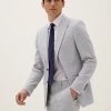 M&S Collection Men's Coats & Jackets Tailored Fit Italian Linen Miracle™ Jacket