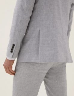 M&S Collection Men's Coats & Jackets Tailored Fit Italian Linen Miracle™ Jacket 12 M&S Collection Men's Coats & Jackets Tailored Fit Italian Linen Miracle™ Jacket -New In Mens Store SD 03 T15 3361T T0 X EC 3