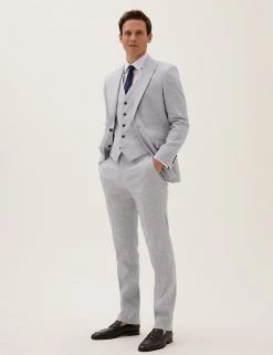 M&S Collection Men's Coats & Jackets Tailored Fit Italian Linen Miracle™ Jacket 14 M&S Collection Men's Coats & Jackets Tailored Fit Italian Linen Miracle™ Jacket -New In Mens Store SD 03 T15 3361T T0 X EC 5