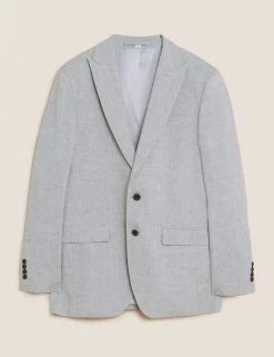 M&S Collection Men's Coats & Jackets Tailored Fit Italian Linen Miracle™ Jacket 9 M&S Collection Men's Coats & Jackets Tailored Fit Italian Linen Miracle™ Jacket -New In Mens Store SD 03 T15 3361T T0 X EC 90