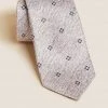 M&S Collection M&S Collection Accessories Slim Foulard Pure Silk Tie