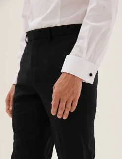 M&S Collection Smart Trousers Slim Fit Trousers 10 M&S Collection Smart Trousers Slim Fit Trousers -New In Mens Store SD 03 T15 8110F Y0 X EC 3