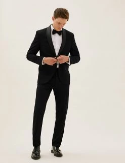 M&S Collection Smart Trousers Slim Fit Trousers 11 M&S Collection Smart Trousers Slim Fit Trousers -New In Mens Store SD 03 T15 8110F Y0 X EC 4