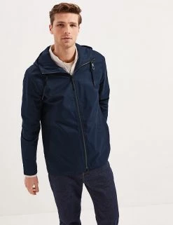 Autograph Men's Coats & Jackets Cotton Rich Hooded Mac With Stormwear™ -New In Mens Store SD 03 T16 3345A F0 X EC 1