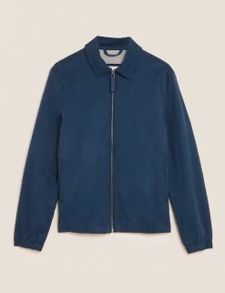 M&S Collection Men's Coats & Jackets Cotton Rich Harrington Jacket -New In Mens Store SD 03 T16 6734M F0 X EC 90