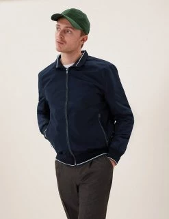 M&S Collection Men's Coats & Jackets Bomber Jacket With Stormwear™ 15 M&S Collection Men's Coats & Jackets Bomber Jacket With Stormwear™ -New In Mens Store SD 03 T16 6736M F3 X EC 1