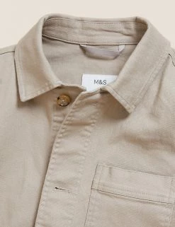 M&S Collection Men's Coats & Jackets Cotton Rich Lightweight Utility Jacket 20 M&S Collection Men's Coats & Jackets Cotton Rich Lightweight Utility Jacket -New In Mens Store SD 03 T16 6737M EF X EC 6