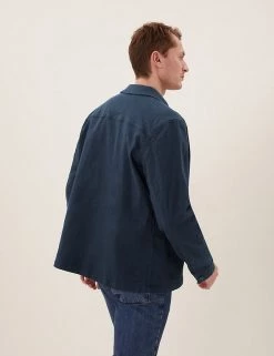 M&S Collection Men's Coats & Jackets Cotton Rich Lightweight Utility Jacket 24 M&S Collection Men's Coats & Jackets Cotton Rich Lightweight Utility Jacket -New In Mens Store SD 03 T16 6737M F0 X EC 2