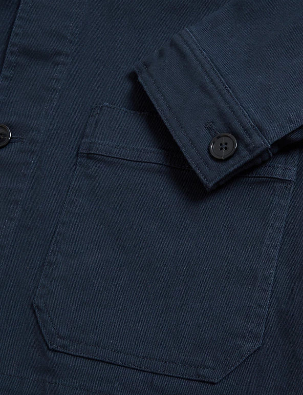 M&S Collection Men's Coats & Jackets Cotton Rich Lightweight Utility Jacket 14 M&S Collection Men's Coats & Jackets Cotton Rich Lightweight Utility Jacket - Image 14