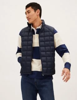 M&S Collection Men's Coats & Jackets Feather And Down Quilted Gilet