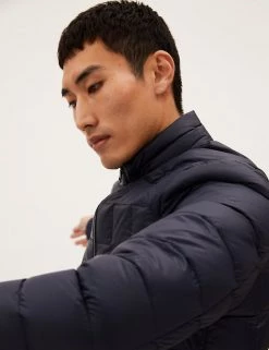 M&S Collection Men's Coats & Jackets Feather And Down Quilted Puffer Jacket