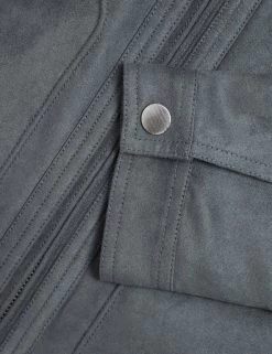 M&S Collection Men's Coats & Jackets Faux Suede Biker Jacket 21 M&S Collection Men's Coats & Jackets Faux Suede Biker Jacket -New In Mens Store SD 03 T16 6759M T0 X EC 5