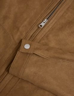 M&S Collection Men's Coats & Jackets Faux Suede Biker Jacket 16 M&S Collection Men's Coats & Jackets Faux Suede Biker Jacket -New In Mens Store SD 03 T16 6759M VS X EC 5