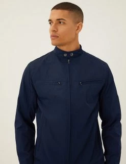 M&S Collection Men's Coats & Jackets Biker Jacket