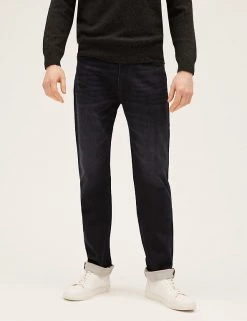 M&S Collection Men's Jeans Straight Fit Supersoft Stretch Jeans -New In Mens Store SD 03 T17 1273M T0 X EC 1