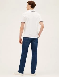 M&S Collection Men's Jeans Straight Fit Supersoft Stretch Jeans -New In Mens Store SD 03 T17 1273M XB X EC 1