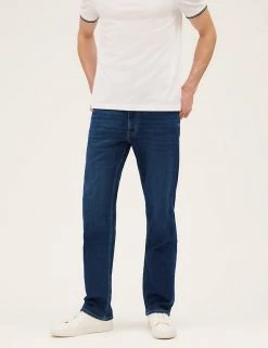 M&S Collection Men's Jeans Straight Fit Supersoft Stretch Jeans -New In Mens Store SD 03 T17 1273M XB X EC 2