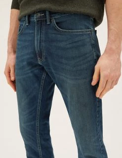 M&S Collection Men's Jeans Shorter Length Slim Fit Cotton Rich Jeans -New In Mens Store SD 03 T17 1391P AH X EC 2