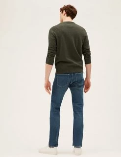 M&S Collection Men's Jeans Shorter Length Slim Fit Cotton Rich Jeans -New In Mens Store SD 03 T17 1391P AH X EC 3