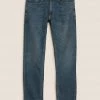 M&S Collection Men's Jeans Shorter Length Slim Fit Cotton Rich Jeans