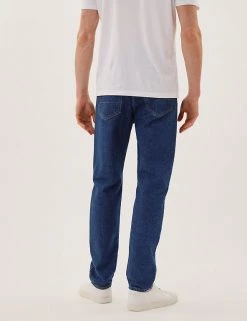 M&S Collection Men's Jeans Recycled Cotton Tapered Fit Jeans -New In Mens Store SD 03 T17 1665T O4 X EC 2
