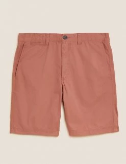 M&S Collection Men's Shorts Pure Cotton Half Elasticated Chino Shorts 13 M&S Collection Men's Shorts Pure Cotton Half Elasticated Chino Shorts -New In Mens Store SD 03 T17 5584M P8 X EC 90