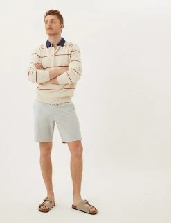 M&S Collection Men's Shorts Cotton Rich Stretch Shorts -New In Mens Store SD 03 T17 5589M EF X EC 0