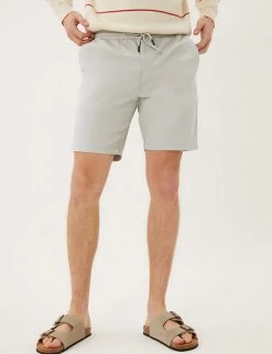 M&S Collection Men's Shorts Cotton Rich Stretch Shorts -New In Mens Store SD 03 T17 5589M EF X EC 2