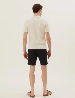 M&S Collection Men's Shorts Cotton Rich Stretch Shorts -New In Mens Store SD 03 T17 5589M F0 X EC 1