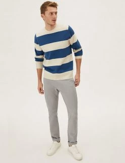 M&S Collection Casual Trousers Slim Fit Cotton Rich Ultimate Chinos 33 M&S Collection Casual Trousers Slim Fit Cotton Rich Ultimate Chinos -New In Mens Store SD 03 T17 6074S AS X EC 0