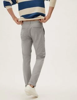 M&S Collection Casual Trousers Slim Fit Cotton Rich Ultimate Chinos 36 M&S Collection Casual Trousers Slim Fit Cotton Rich Ultimate Chinos -New In Mens Store SD 03 T17 6074S AS X EC 2