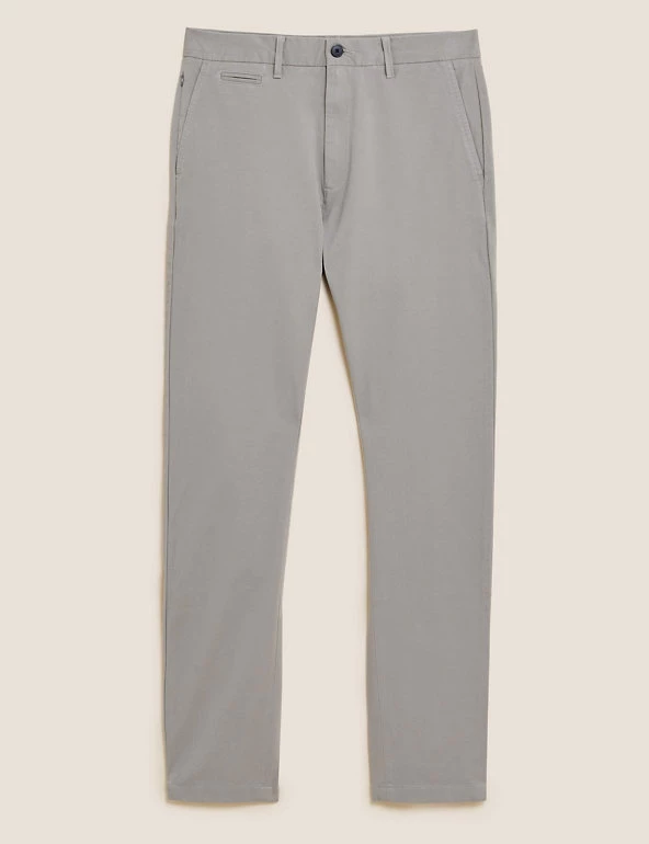 M&S Collection Casual Trousers Slim Fit Cotton Rich Ultimate Chinos 13 M&S Collection Casual Trousers Slim Fit Cotton Rich Ultimate Chinos - Image 13