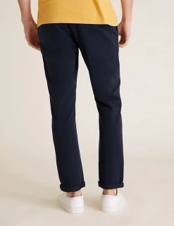 M&S Collection Casual Trousers Slim Fit Cotton Rich Ultimate Chinos 25 M&S Collection Casual Trousers Slim Fit Cotton Rich Ultimate Chinos -New In Mens Store SD 03 T17 6074S F3 X EC 2