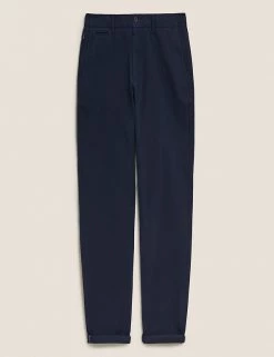 M&S Collection Casual Trousers Slim Fit Cotton Rich Ultimate Chinos 23 M&S Collection Casual Trousers Slim Fit Cotton Rich Ultimate Chinos -New In Mens Store SD 03 T17 6074S F3 X EC 90