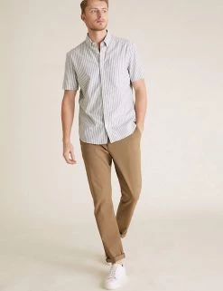 M&S Collection Casual Trousers Slim Fit Cotton Rich Ultimate Chinos 37 M&S Collection Casual Trousers Slim Fit Cotton Rich Ultimate Chinos -New In Mens Store SD 03 T17 6074S RF X EC 0