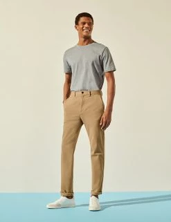 M&S Collection Casual Trousers Slim Fit Cotton Rich Ultimate Chinos 39 M&S Collection Casual Trousers Slim Fit Cotton Rich Ultimate Chinos -New In Mens Store SD 03 T17 6074S RF X EC 1