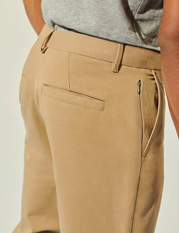 M&S Collection Casual Trousers Slim Fit Cotton Rich Ultimate Chinos 20 M&S Collection Casual Trousers Slim Fit Cotton Rich Ultimate Chinos - Image 20