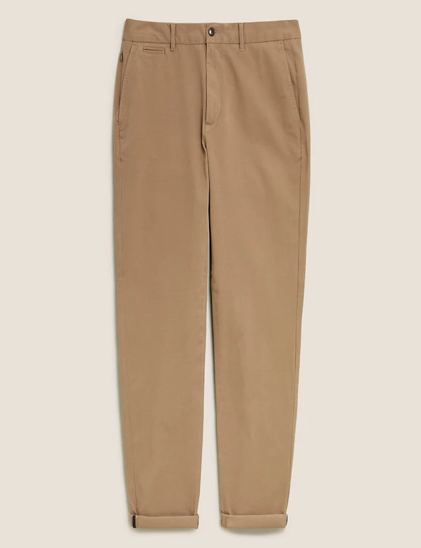 M&S Collection Casual Trousers Slim Fit Cotton Rich Ultimate Chinos 17 M&S Collection Casual Trousers Slim Fit Cotton Rich Ultimate Chinos - Image 17