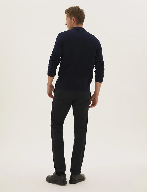 M&S Collection Casual Trousers Slim Fit Cotton Rich Ultimate Chinos 11 M&S Collection Casual Trousers Slim Fit Cotton Rich Ultimate Chinos - Image 11