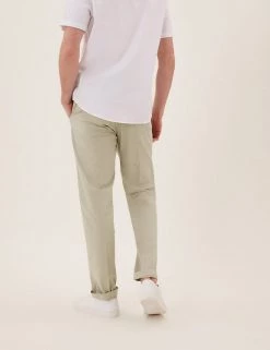 M&S Collection Men's Trousers Regular Fit Super Lightweight Chinos -New In Mens Store SD 03 T17 6178M SS X EC 2