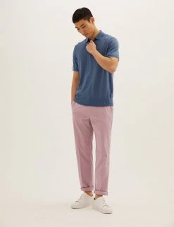 M&S Collection Men's Trousers Regular Fit Super Lightweight Chinos -New In Mens Store SD 03 T17 6179M A2 X EC 0